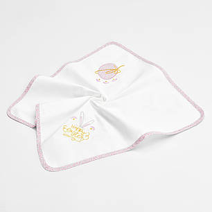 Наскатерник великодній з вишивкою Happy Easter TM IDEIA 55х55 см, фото 1