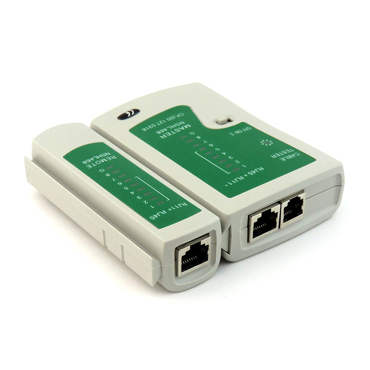 Кабельний тестер Lesko NS-468N RJ45/RJ12 тестер мережі UTP кабелів