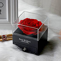 Подарочный набор мыла из роз в коробке с отделением для украшения Best Wishes Box