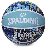 Баскетбольный мяч резиновый №7 SPALDING GRAFFITI 84373Y: Gsport