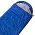 Спальний мішок-ковдра з капюшоном (220*75 см) синій SY-068, фото 5