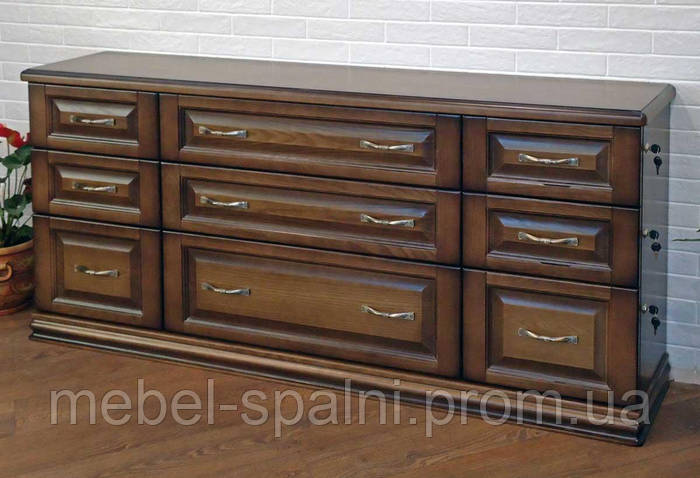 Комод 3-3-3 от КВК из Ясеня 180 см. (ID#1586582187), цена: 28815.10 ...