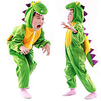 Дитячий мякий костюм Динозавра RESTEQ 110 см. Косплей динозавтра. Костюм динозавра для дитини