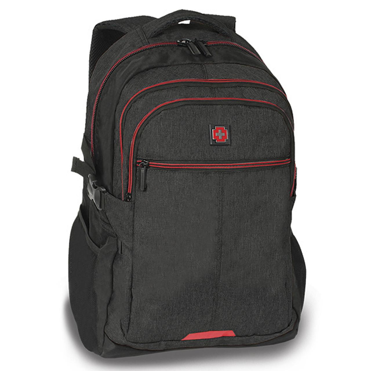 Рюкзак міський Swissbrand Kolding 27 Dark Grey (SWB_Q219BLKOL803U), фото 1