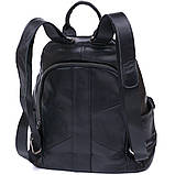 Функціональний шкіряний рюкзак Vintage 20374 Чорний, фото 2