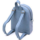 Шкіряний жіночий рюкзак із натуральної шкіри Shvigel 16303 Блакитний, фото 2