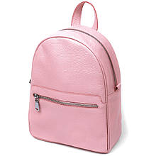 Компактний жіночий рюкзак з натуральної шкіри Shvigel 16304 Рожевий