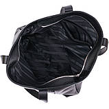 Шкіряна універсальна жіноча сумка Shvigel 16354 Чорний, фото 3