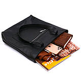 Шкіряна універсальна жіноча сумка Shvigel 16354 Чорний, фото 4