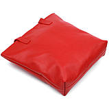 Шкіряна містка жіноча сумка Shvigel 16355 Червоний, фото 3