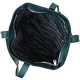 Шкіряна вінтажна жіноча сумка Shvigel 16351 Зелений, фото 4