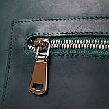 Шкіряна вінтажна жіноча сумка Shvigel 16351 Зелений, фото 10