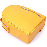 Яскравий жіночий рюкзак із натуральної шкіри Shvigel 16321 Жовтий, фото 3