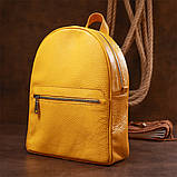Практичний жіночий рюкзак Shvigel 16306 Жовтий, фото 7