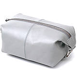 Практична шкіряна сумочка Shvigel 16404 Сірий, фото 2