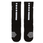 Шкарпетки баскетбольні Nike Grip Quick WNBA Crew Socks чорні (PAA564-010), фото 3