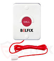 Влагозащищенная кнопка вызова со шнуром для санузлов BELFIX-B09-S