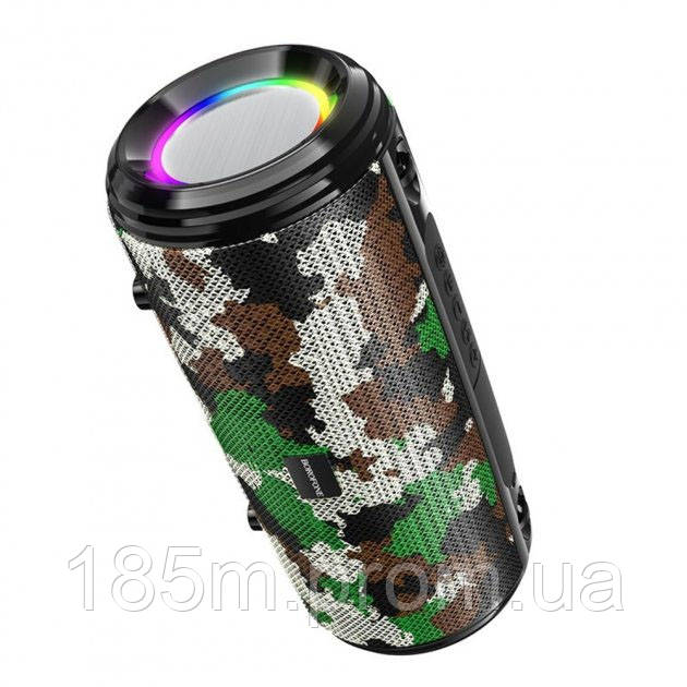 Bluetooth колонка BOROFONE BR15 Smart sports camouflage green - фото 1 - id-p1586657574