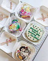 Коробка 178х178х90 для бенто-торта (дно Ø12 см) (5 шт/уп)