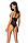 Боді з ажурним ліфом Кріста Body black XXL/XXXL — Passion Feromon, фото 3