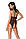Боді Passion Ursula Body black XXL/XXXL, з ажурним декором і відкритим кроком Feromon, фото 3