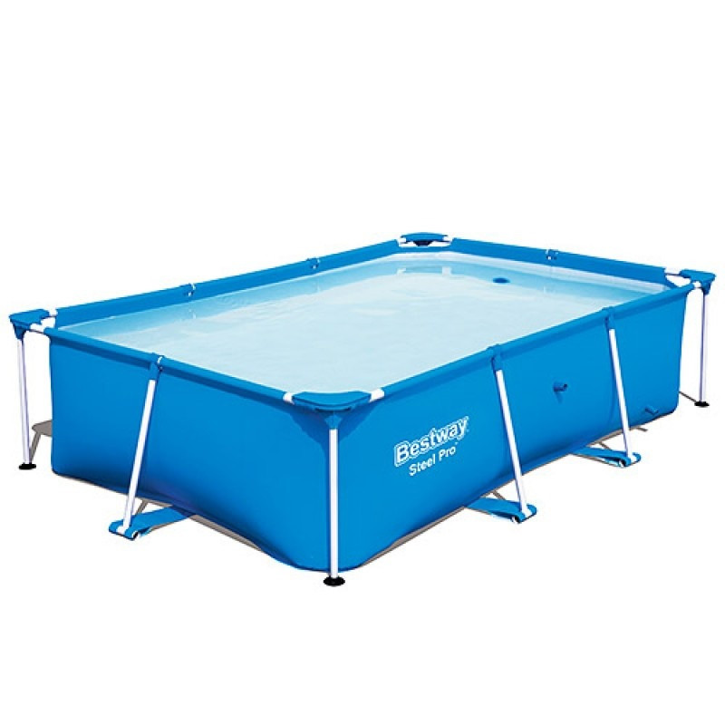 Басейн каркасний Bestway 56403 прямокутний, 259х170х61см, синій