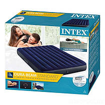 Матрац Intex надувний двомісний 64759, синій, фото 5