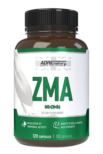 ADRENALINE ZMA (Mg+Zn+B6) 120 капсул