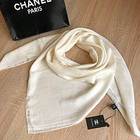 Хустка шовкова айворі молоко