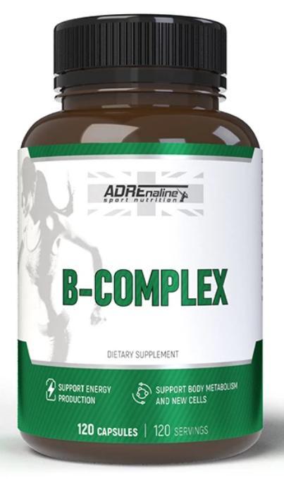 Вітаміни групи B ADRENALINE B-Complex 120 капсул EXP 07/24 року включно