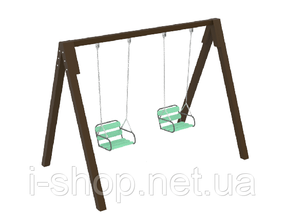 Дитяча гойдалка двомісна KIDIGO GOI018, фото 2