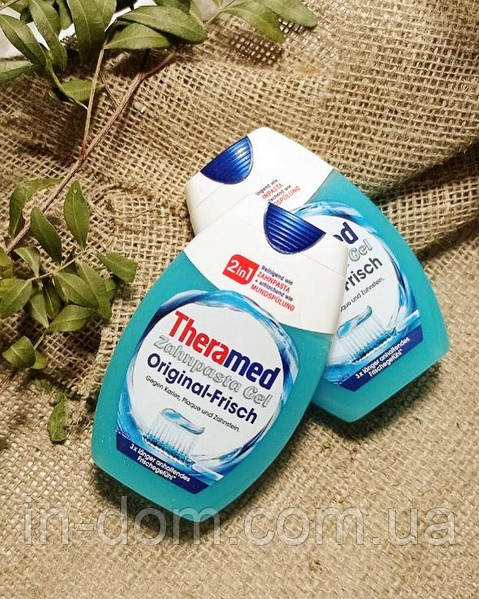 Theramed Zahnpasta Gel Original-Frisch 2in1 Зубна паста, 75 ml