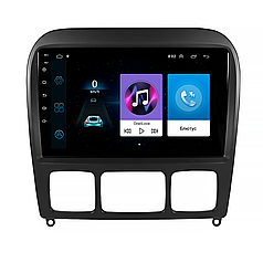 Штатна магнітола Lesko для Mercedes-Benz S-Клас IV (W220) 1998-2005 екран 9" 1/16Gb/ Wi-Fi Optima Android