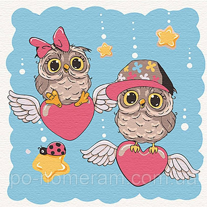 Акційна Картина по цифрам ArtCraft Закохані совята (ACR-15558-AC) 30 х 30 см, фото 1