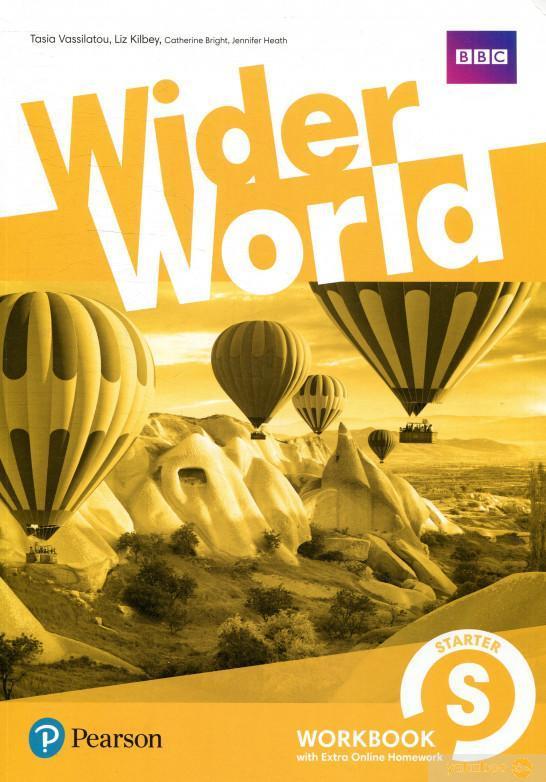Книга "Wider World Starter WB with Online Homework" Pearson Англійська для підлітків Ліз Кілбі, Кетрін Брайт
