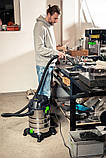 Промисловий пилосос для пилу Wuber бак 20 літрів промисловий пилосос для будівництва, фото 6
