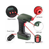 Портативний автомобільний повітряний компресор Air Compressor Dragon з електронним манометром, фото 2