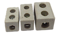 Клеммник латунь в керамике (блок, термостойкий корпус) 1Line 5A R