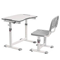 ЗРОСТАЮЧА ДИТЯЧА ПАРТА ЗІ СТІЛЬЦЕМ Cubby Olea Grey Grey сірий для школяра хлобчика, фото 4