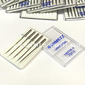 Голки універсальні 5 шт для побутових машин №70/10 Schmetz