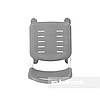 Зростаючий дитячий стілець стільчик трансформер FunDesk SST3L Grey сірий для школярів і дошкільнят, фото 7