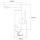 Кран-водонагрівач проточний HZ 3.0 кВт 0,4-5бар для кухні гусак прямий на гайці (W) AQUATICA (HZ-6B243W), фото 2