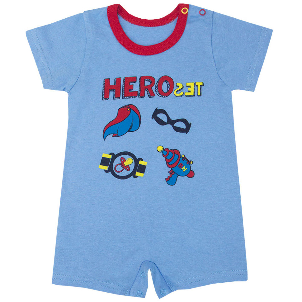 Пісочник дитячий бавовняний для хлопчика GABBI PPS-19-11-2 Супергерой Блакитний