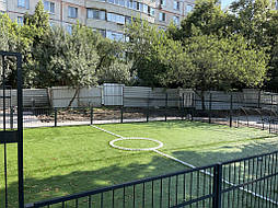 Укладка искусственной травы для панакорта. Харьков ул. Танкопия, 11А 3