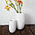 Ваза керамічна для квітів настільна 30 см "Laconic" Білий Rezon В011, фото 3