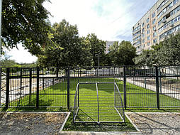 Укладка искусственной травы для панакорта. Харьков ул. Танкопия, 11А 8