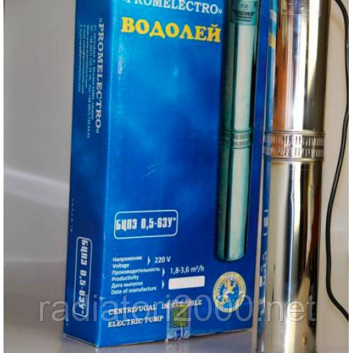 Глибокий насос ВОДОЛЕЙ БЦПЕ 1,2-80У