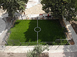 Укладка искусственной травы для панакорта. Харьков ул. Танкопия, 11А 10