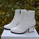 Шкіряні напівчеревики ADAMS на підборах, фото 2