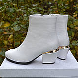 Шкіряні напівчеревики ADAMS на підборах, фото 4